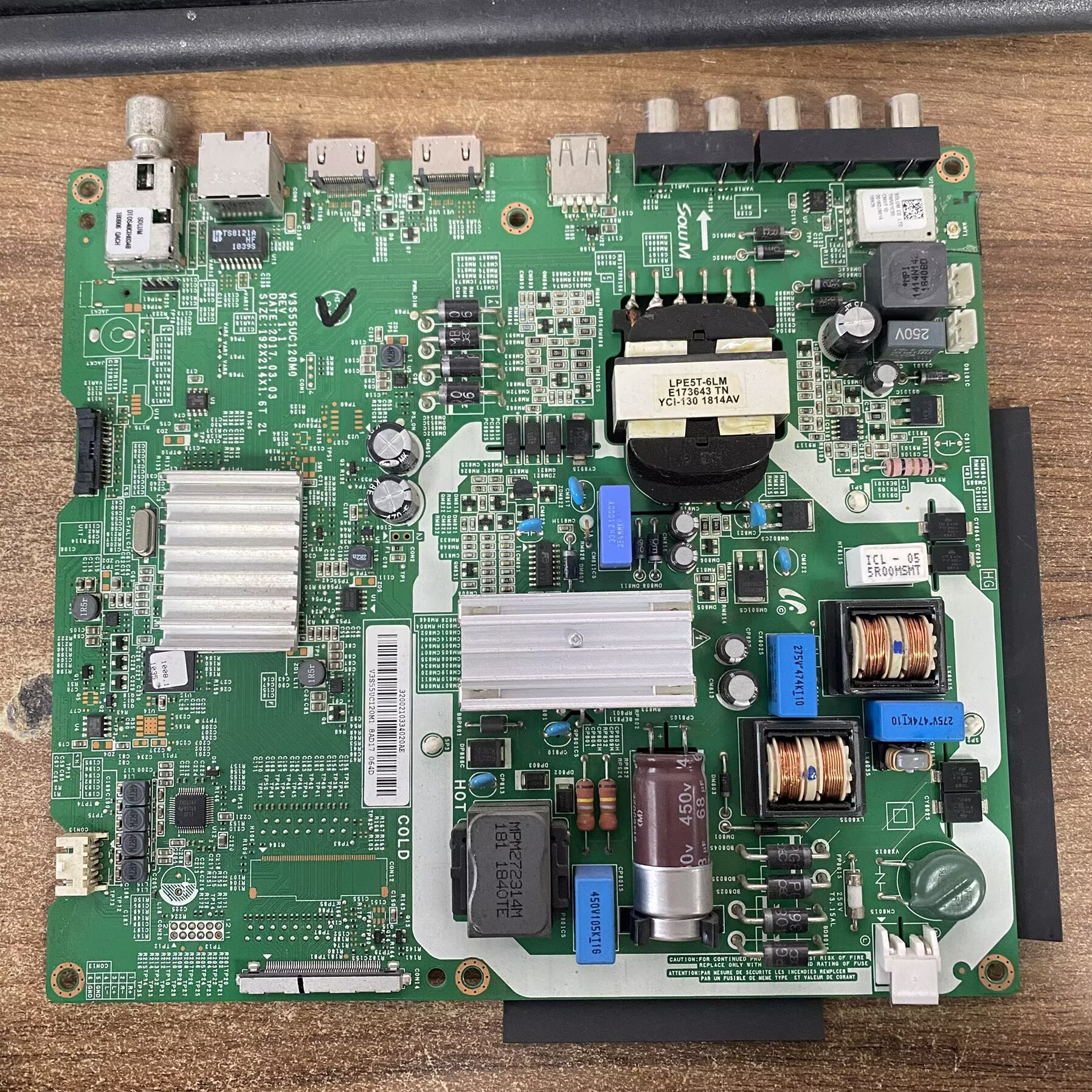 三星UA55MUF30ZJXXZ主板V3S55