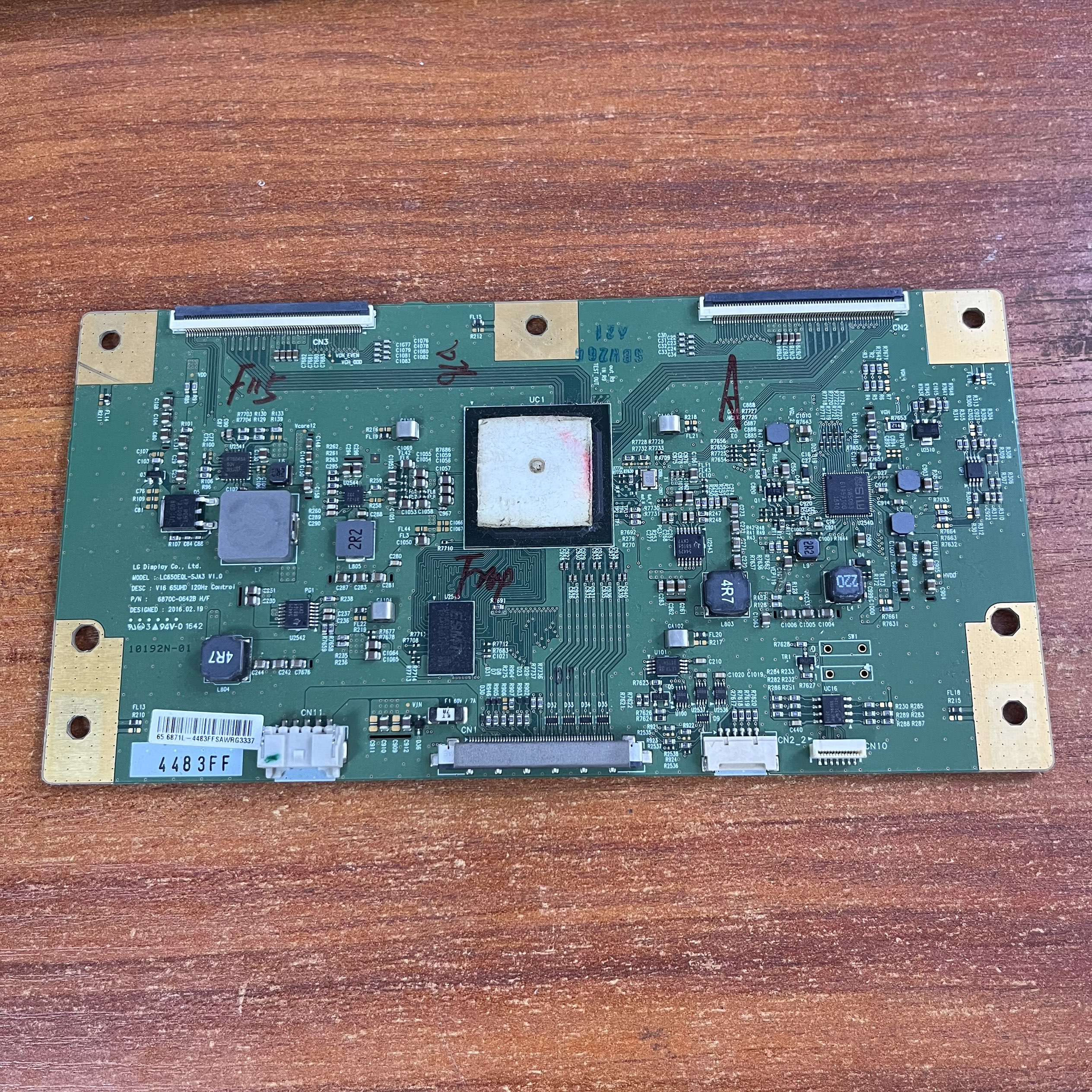 原装索尼KD-65X7500D电视机逻辑