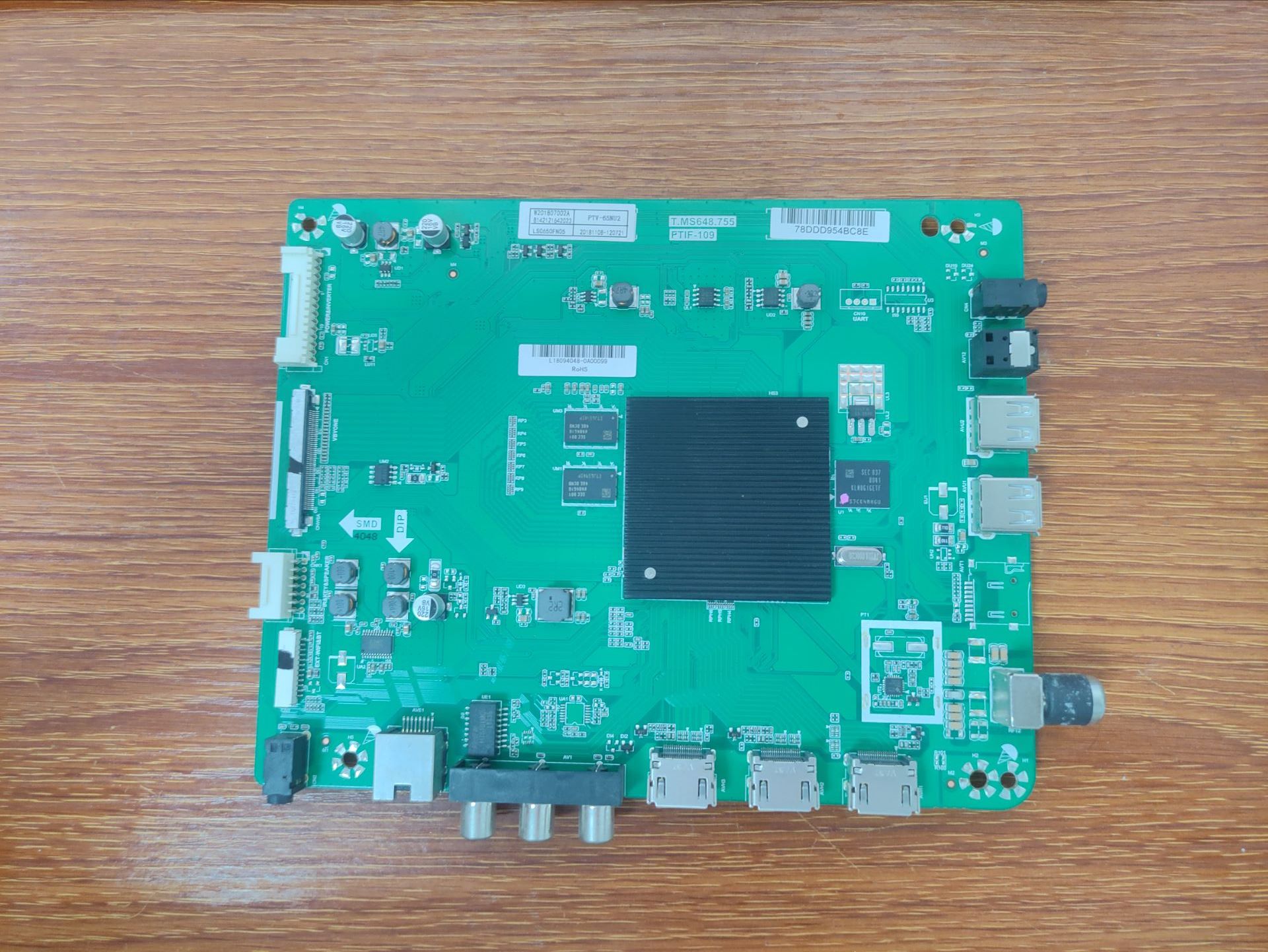 PPTVPTV-65NU2主板T.MS648.755