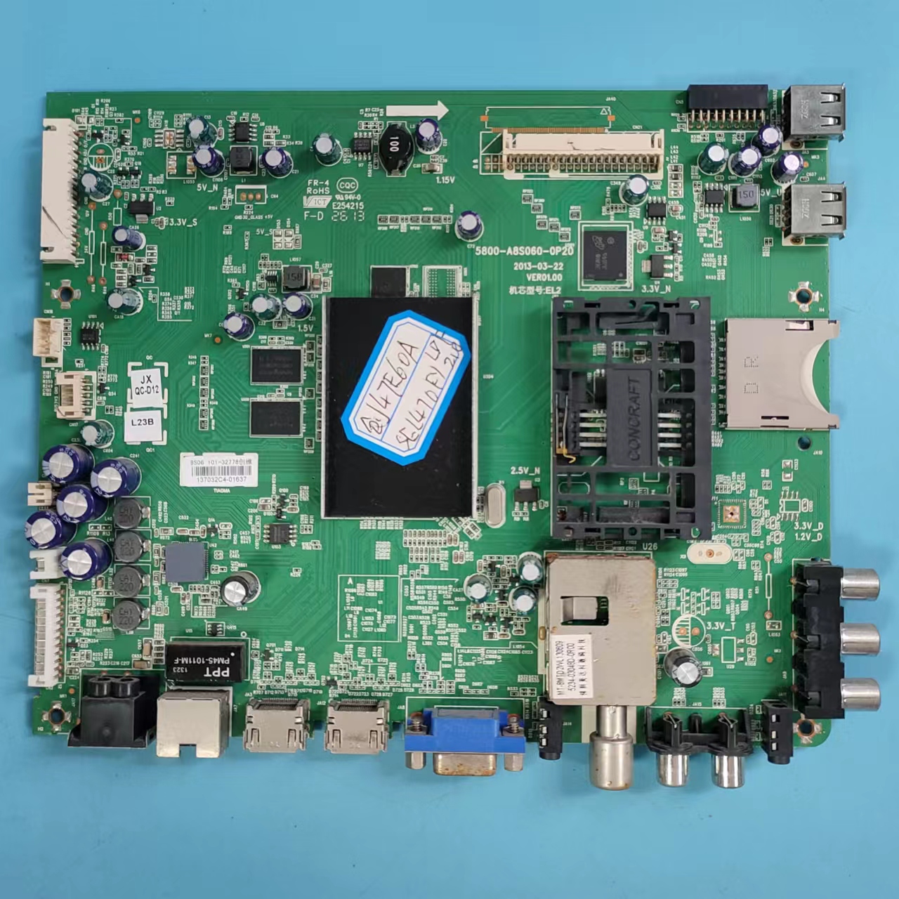 原装创维47E760A主板实物图