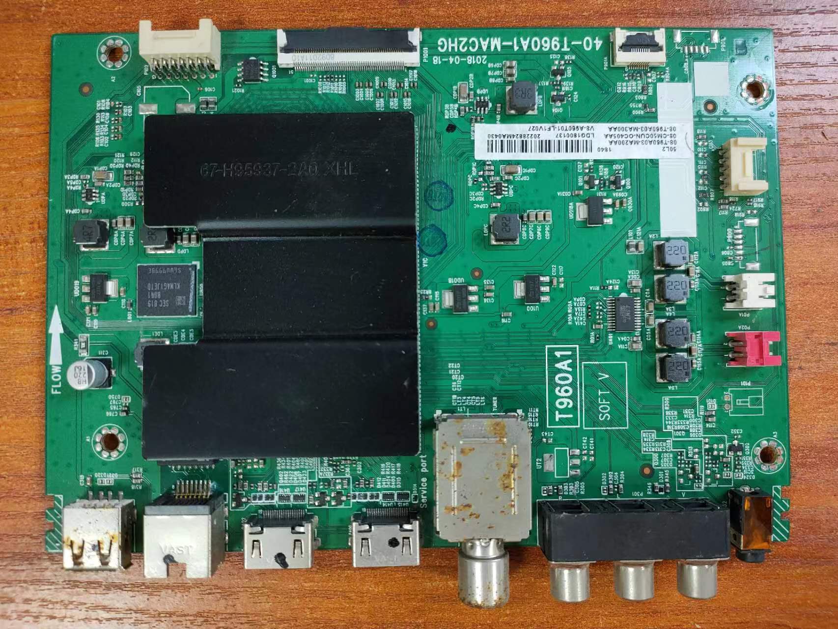 原装TCL 50L2 主板40-T960A1-MAC2HG 屏LVU500NDEL-MD-9W17