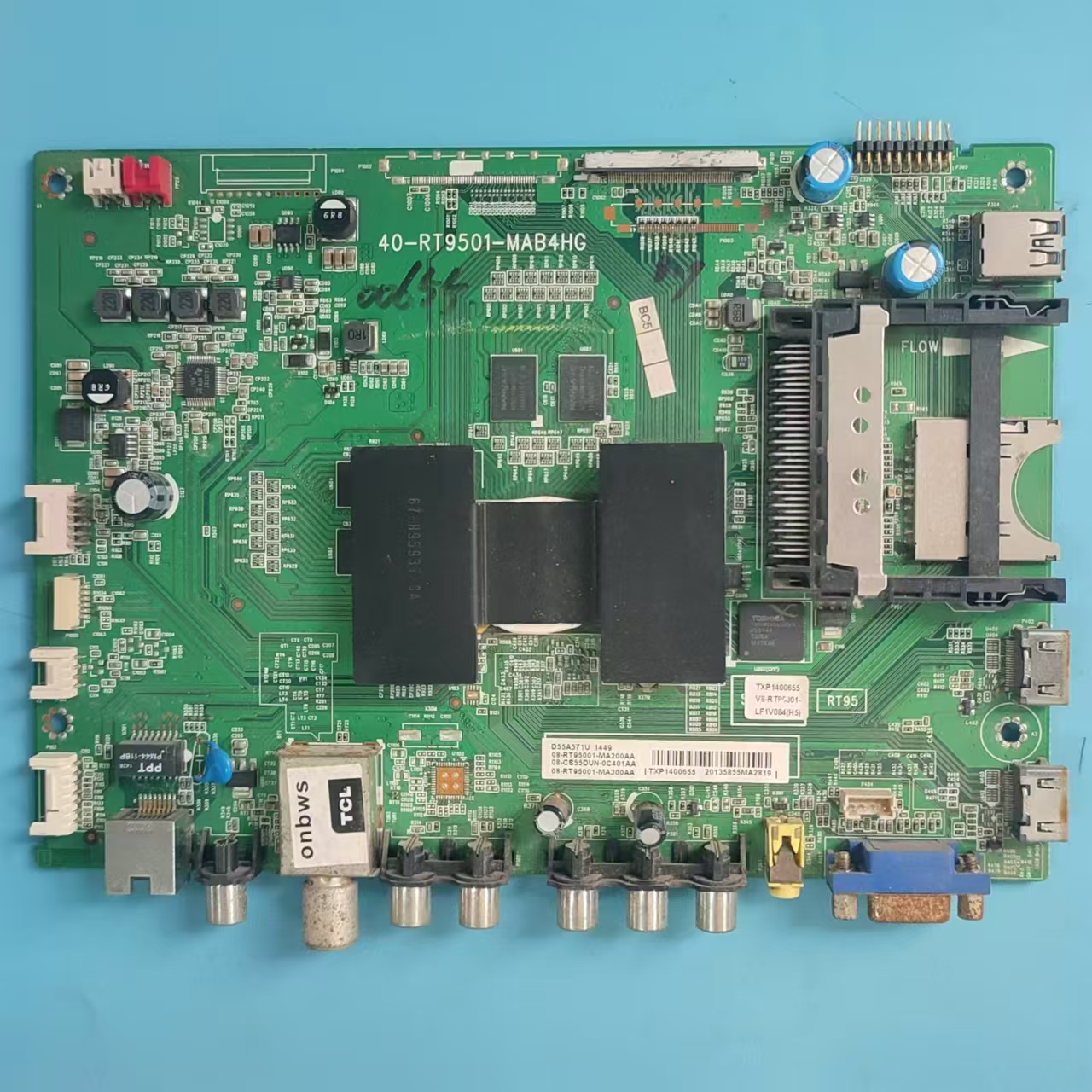 TCLD55A571U主板实物图