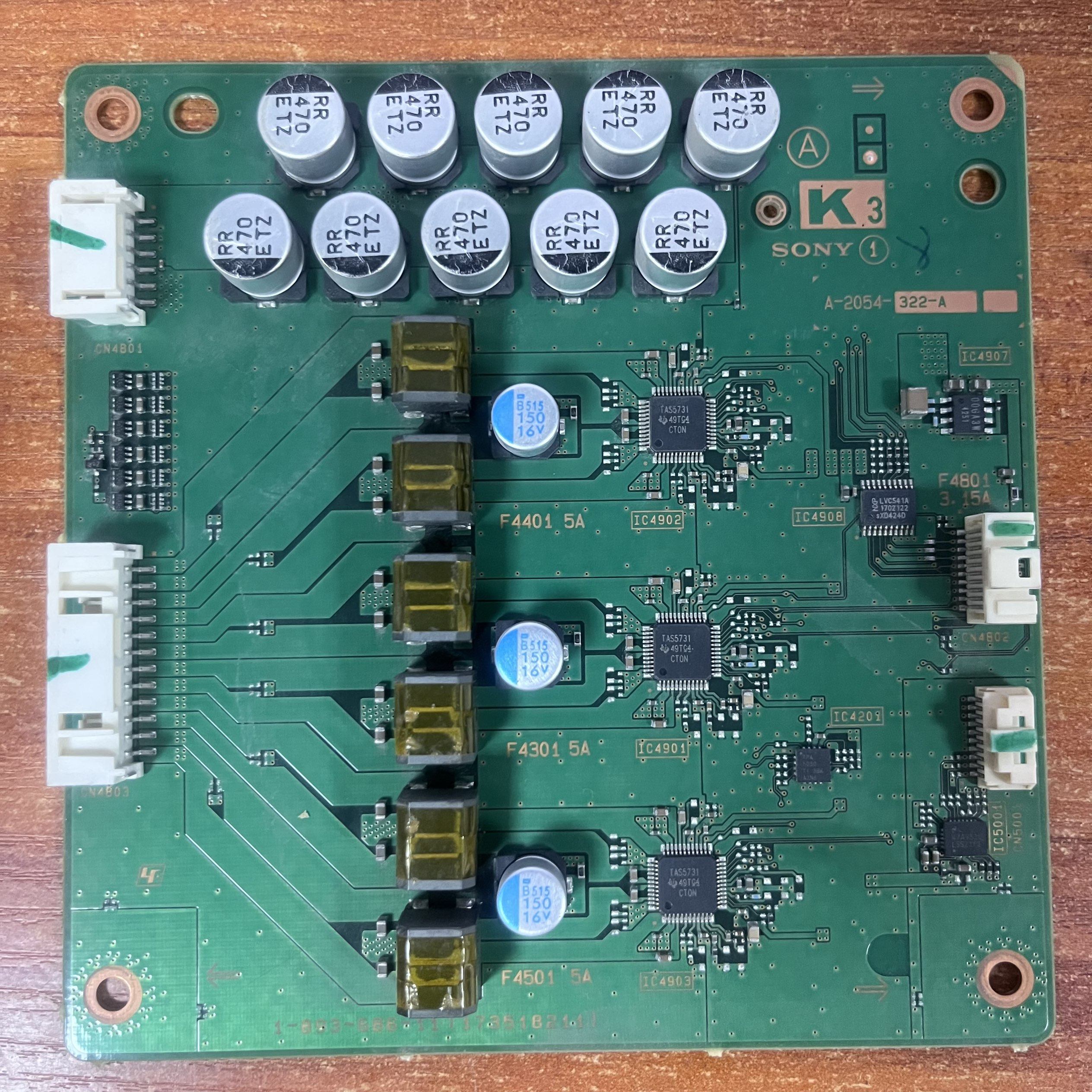 原装拆机索尼KD-65S9000B电视倍频伴音功放板1-893-686-11测好 啊