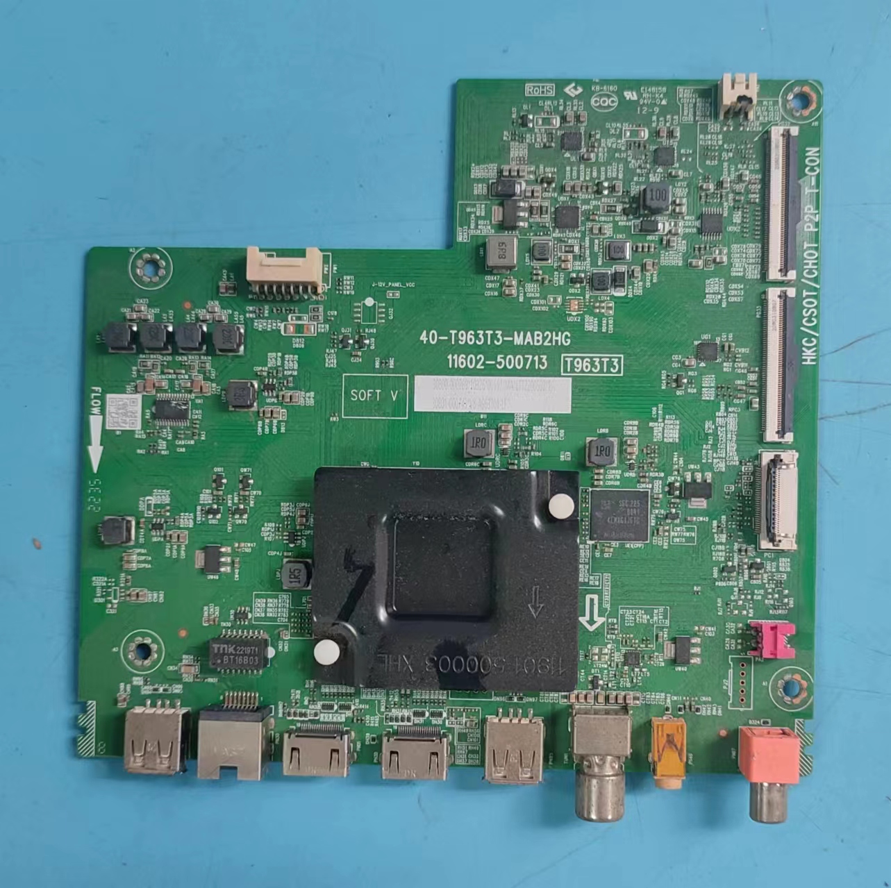 原装TCL65V6E/EA主板实物图