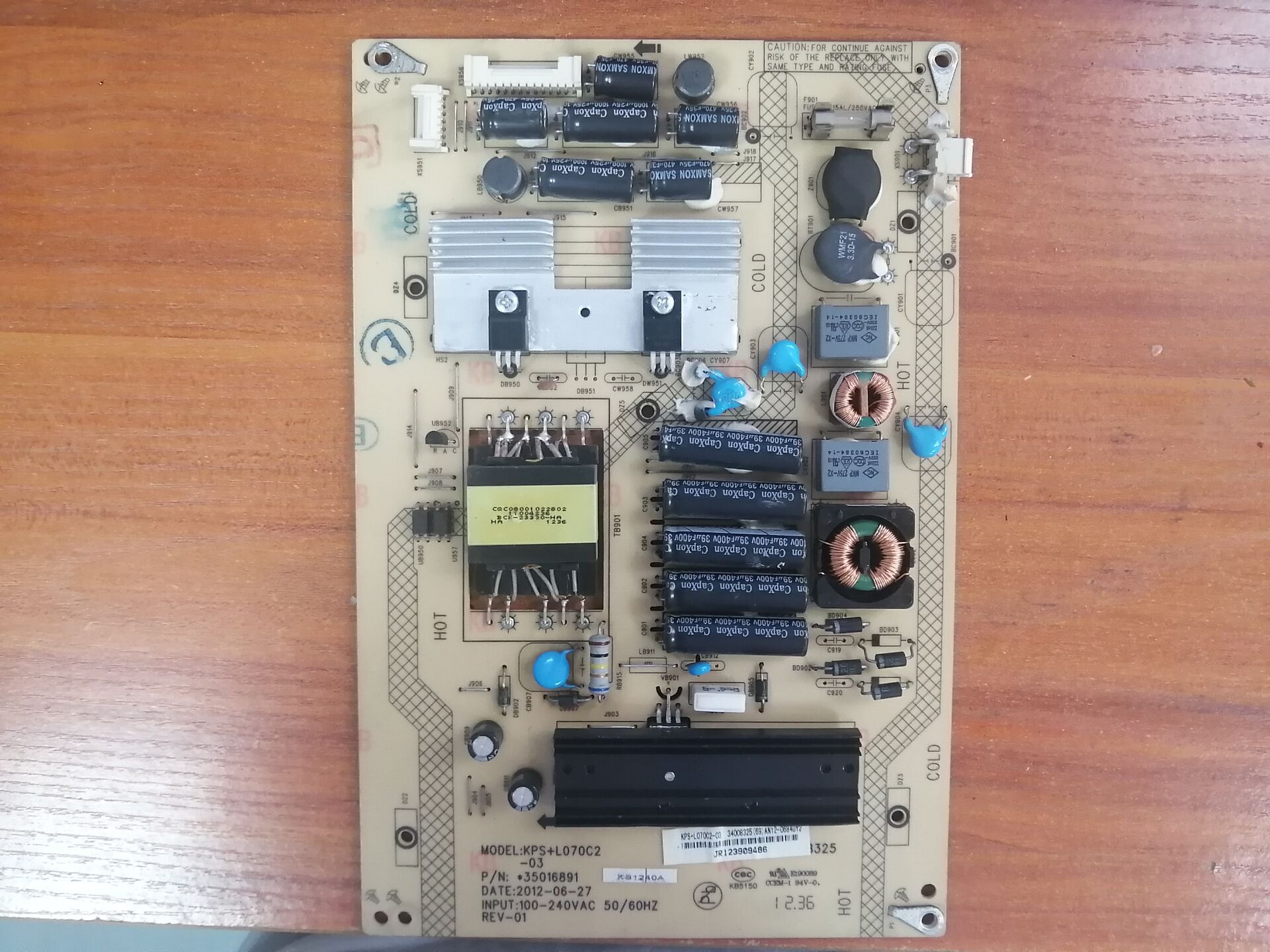 康佳LED42R5100DE电源板35