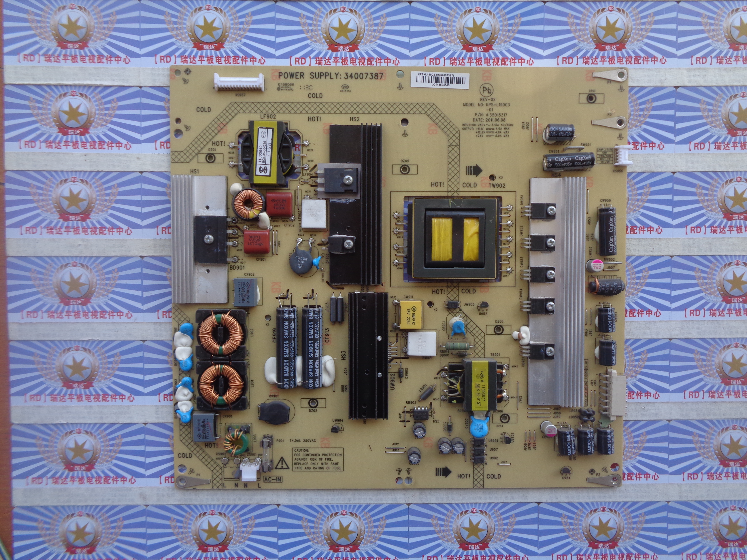 AA原装康佳 LED55IS95N 电源板 34007387 35015317 KPS+L190C3-01