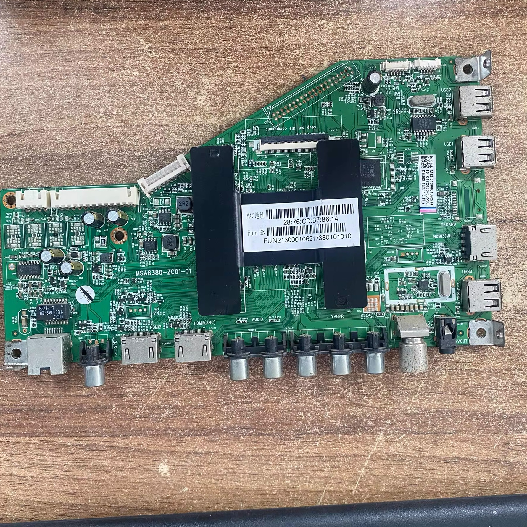 原装TCLH55V6000电视主板MSA6