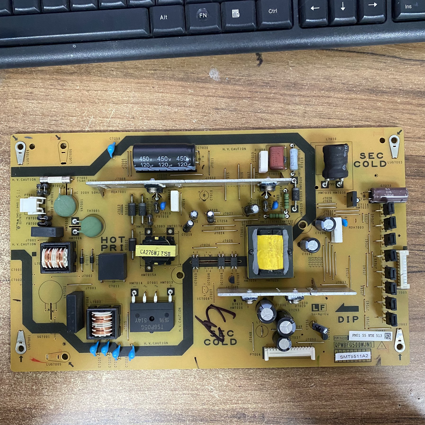 夏普LCD-50V3A液晶电源板QPWB