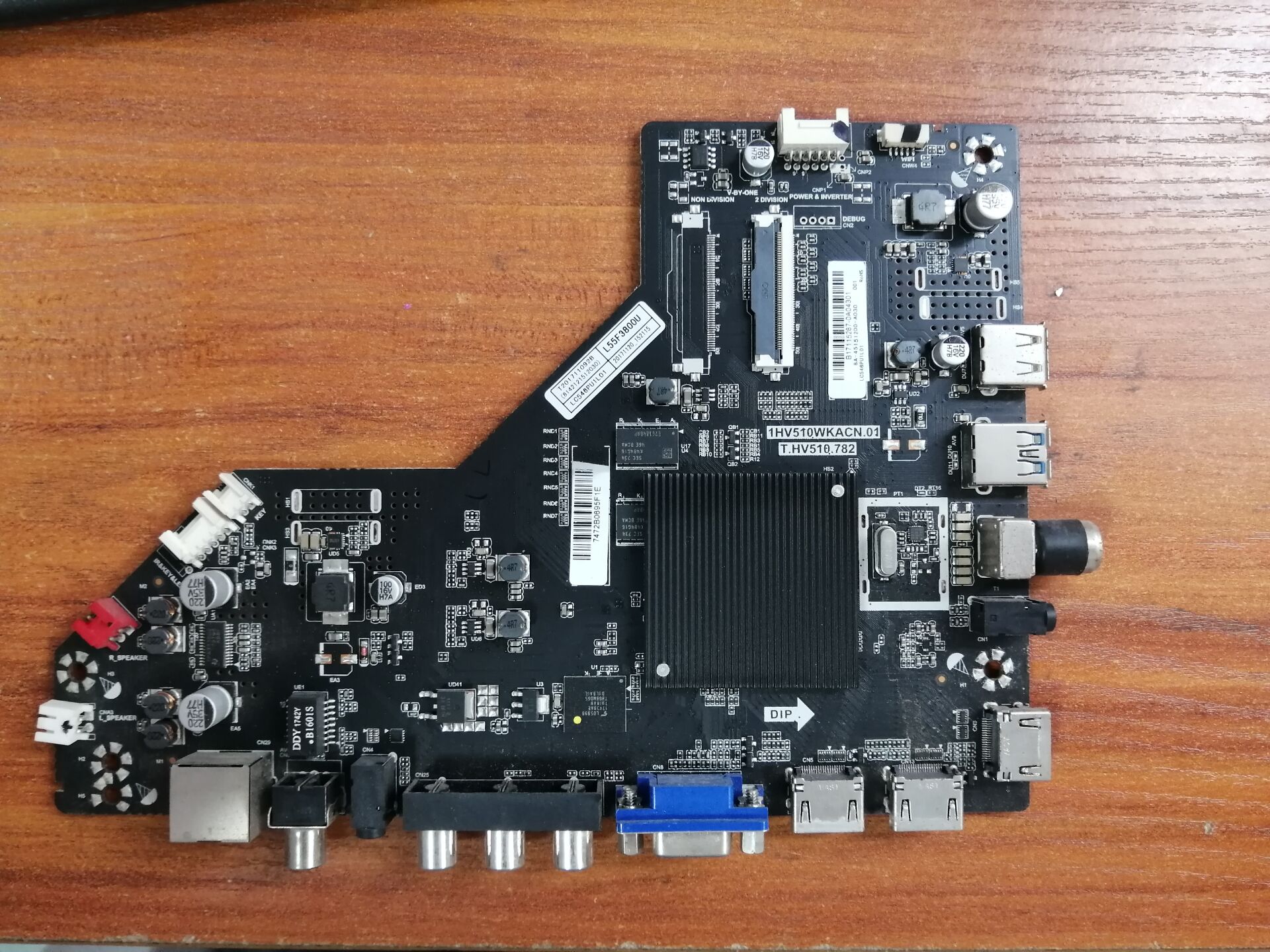 TCL L55F3800U主板T.HV510.782 1HV510WKACN.01屏LVU550PADN E7