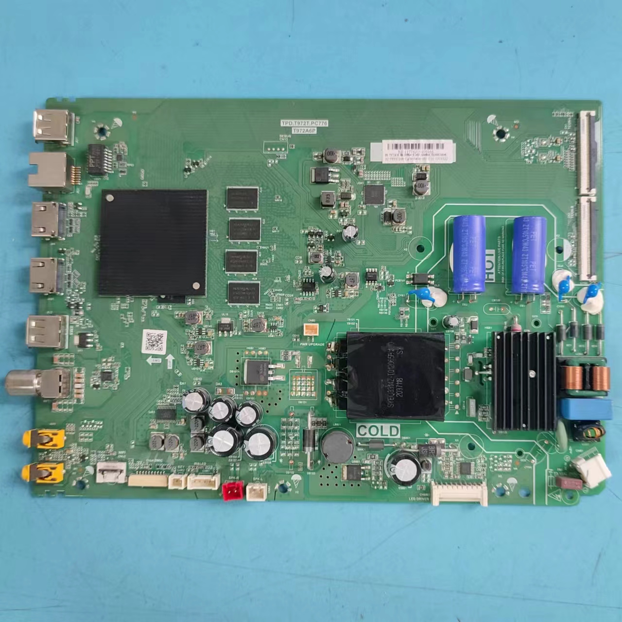 原装TCL55V8主板实物图