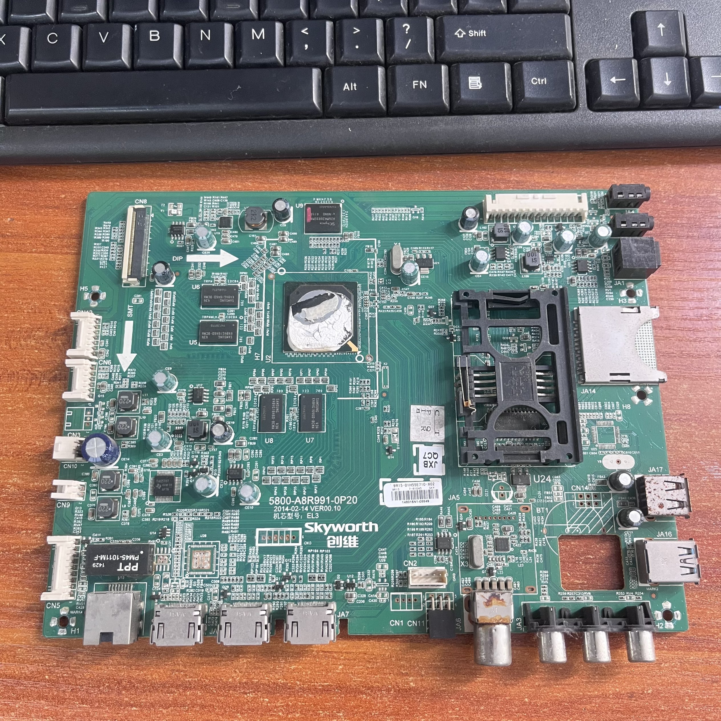拆机原装创维55E710U主板5800-A
