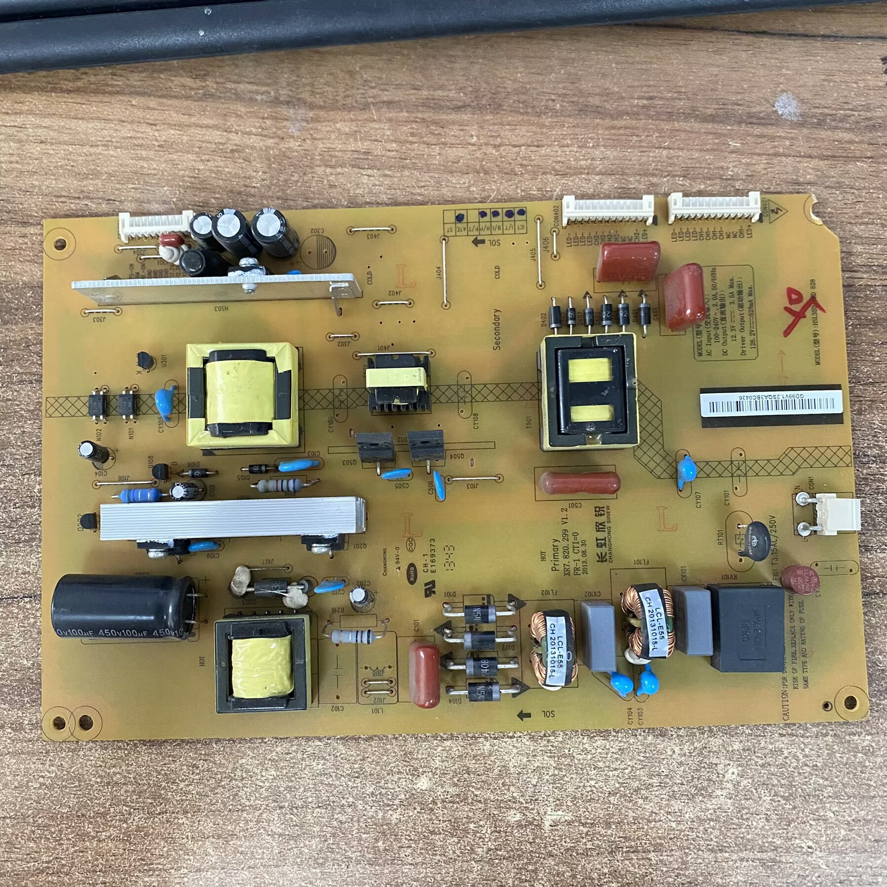 测好长虹LED50C2000i电源板