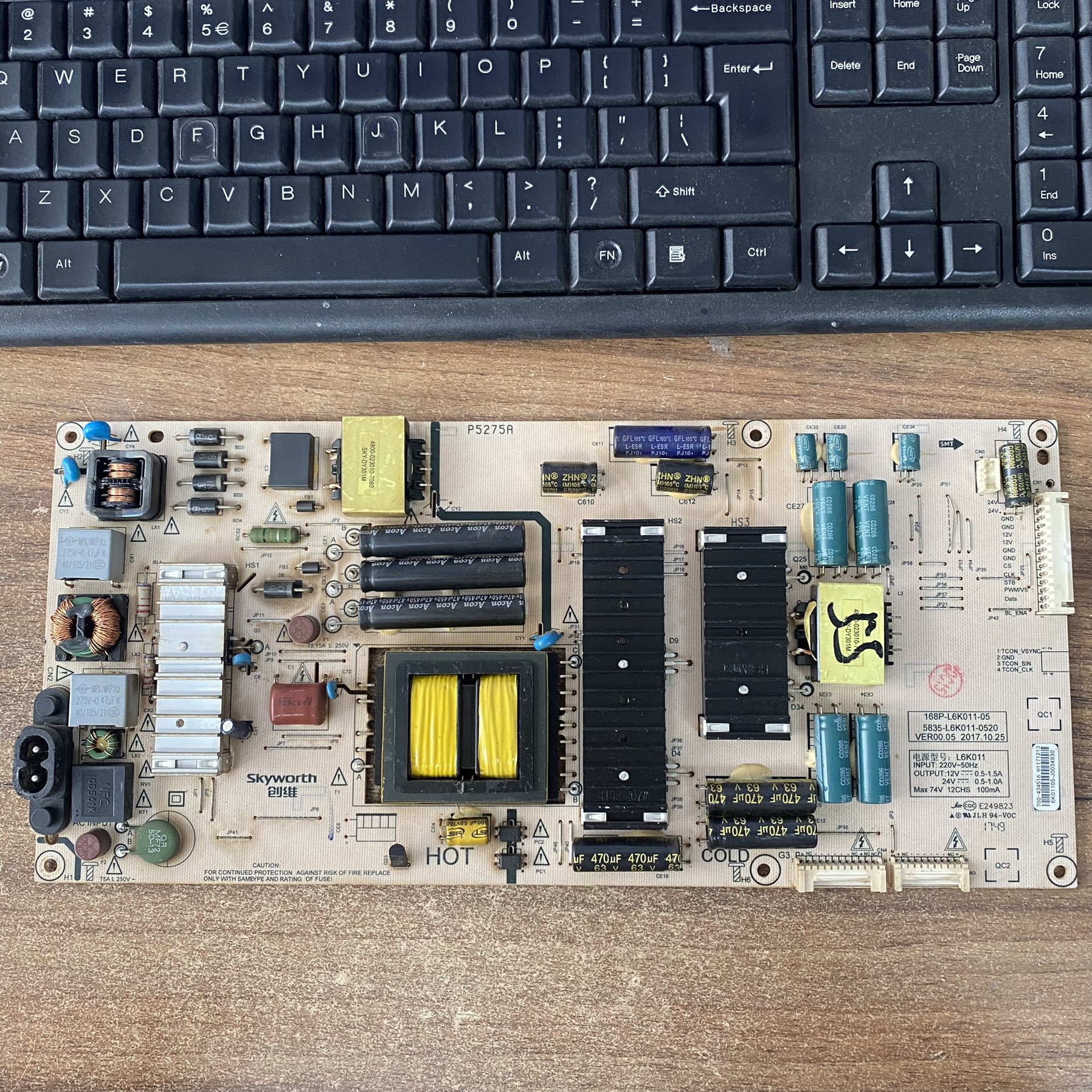 创维55G910M55G7电源板5800-L6K