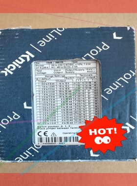 询价!原装正品德国科伲可knick隔离放大器 P42000 D3-0021