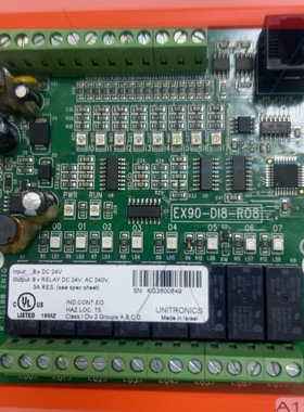 询价!UNITRONICS EX90-DI8-RO8  8×REL