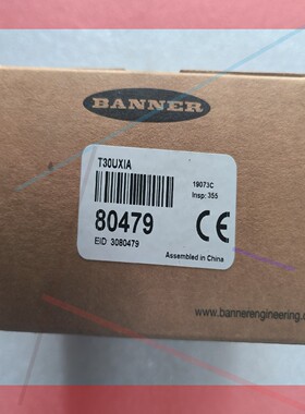 议价!美国邦纳 超声波传感器T30UXIA , BANNER  80479