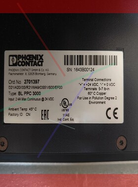 询价!PHONEIX BL PPC15 3000