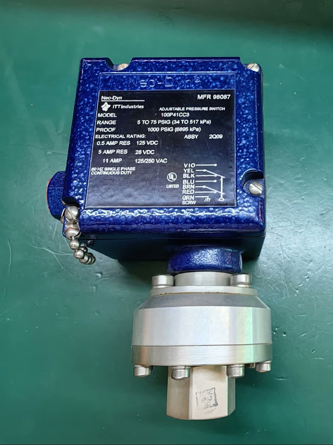 美国ITT  Neo-Dyn差压开关 型号：MFP98087，（100P41CC3）议价