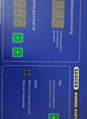 SCA2012扎克SAAKE盐度控制面板