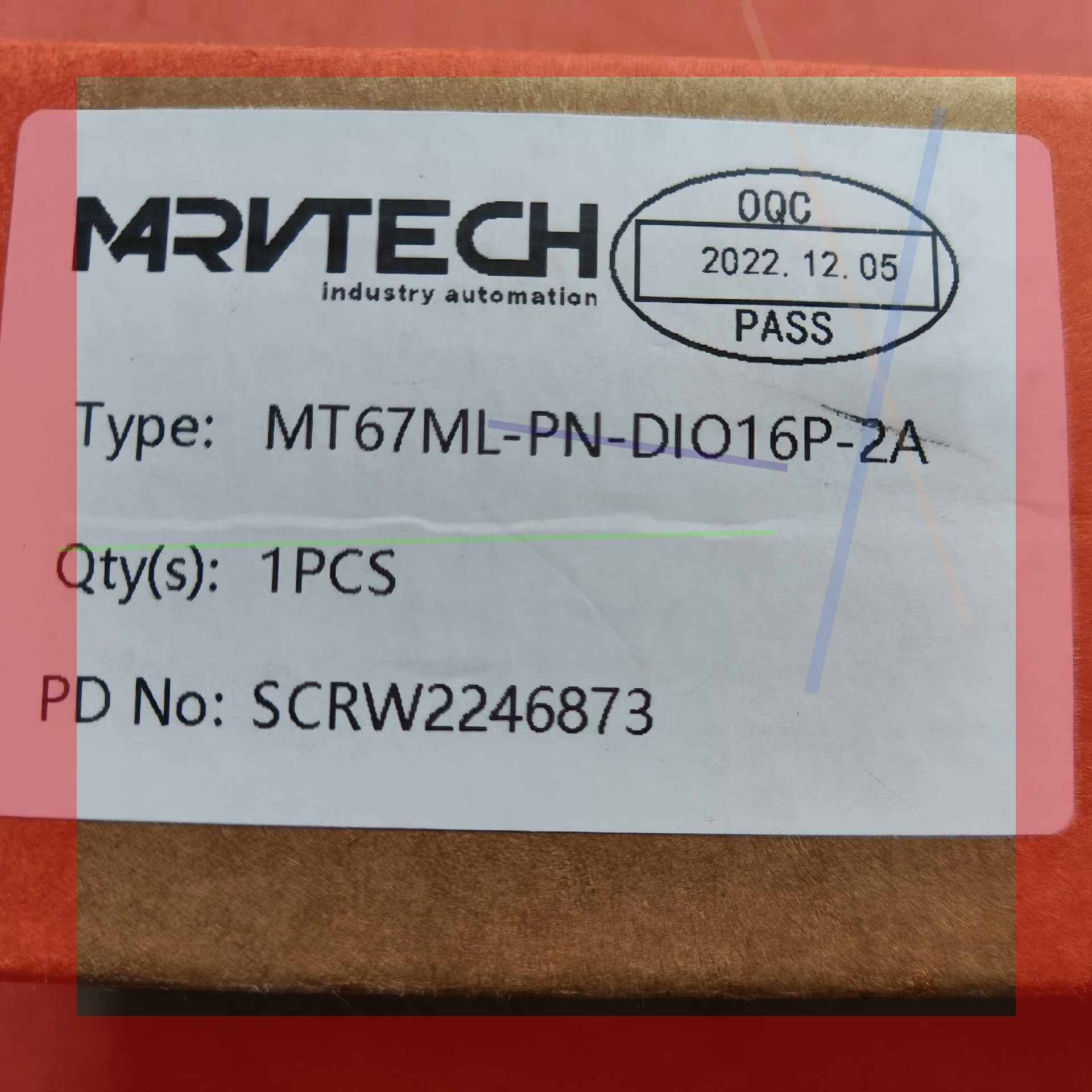 询价!MRVTECH 精奇 模块MT67ML-PN-DI016P-2A