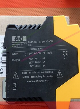 议价!穆勒MOELLER 安全继电器ESR5-NO-21-24VAC-DC