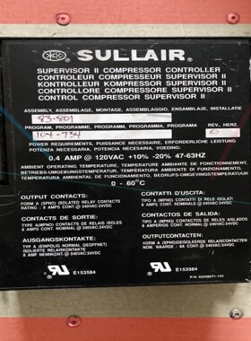 询价!寿力螺杆空压机控制器操作面板,SULLAIR 02250083-803