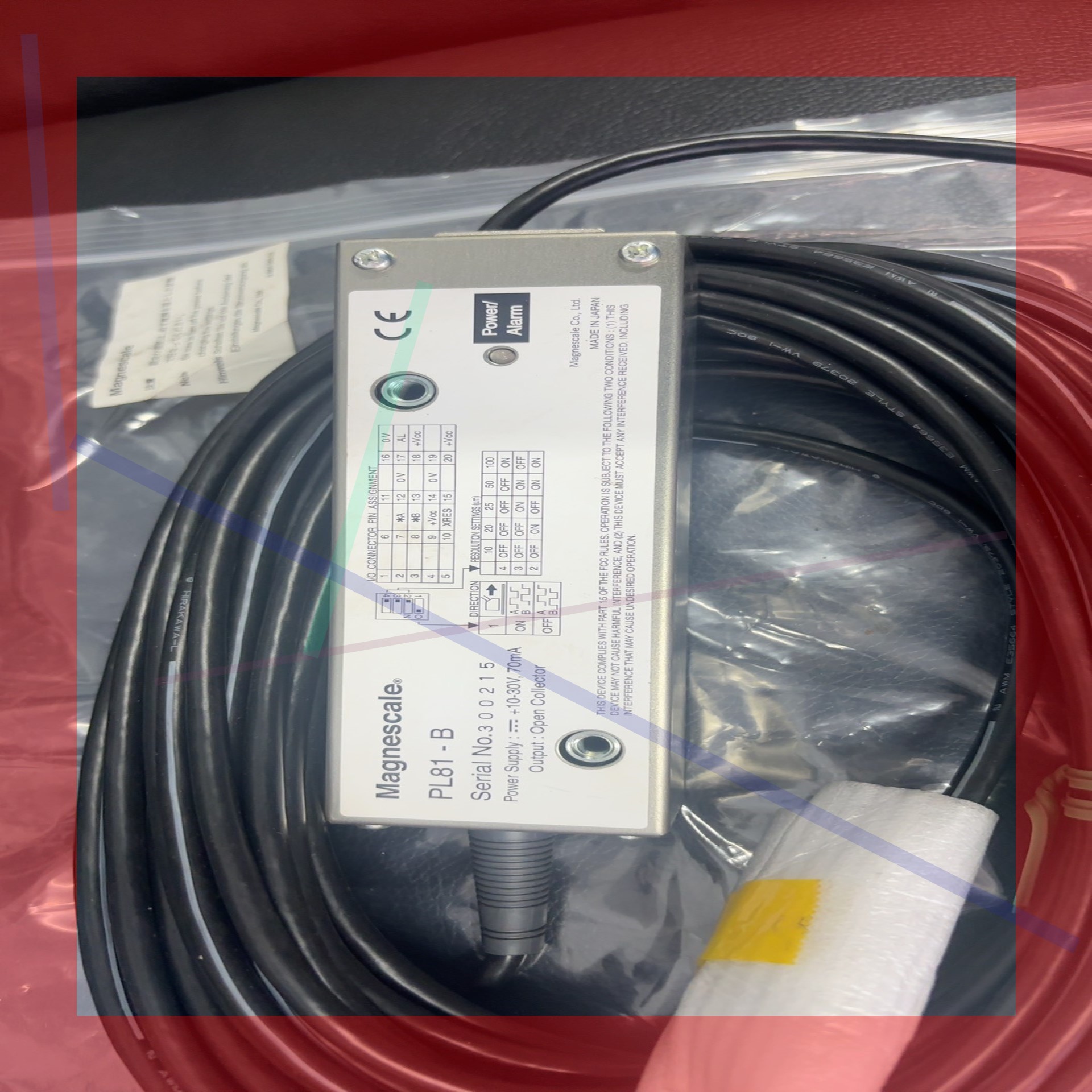 询价!索尼Magnescale磁栅尺传感器PL81-B配PL80