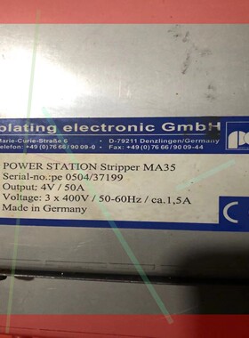 询价!德国plating electronic控制器Strippe