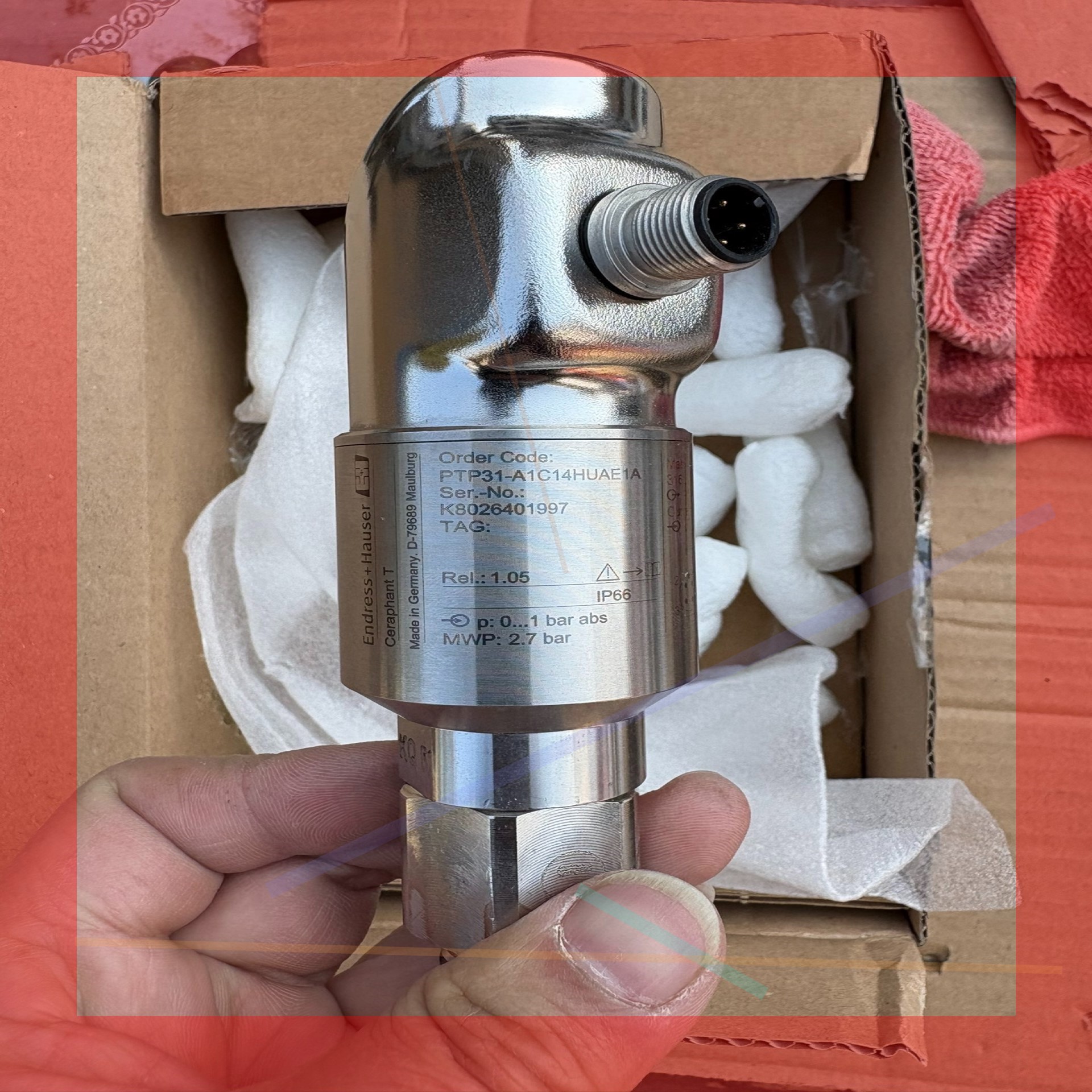 议价!全新 E+H压力传感器PTP31-A1C14HUAE1A