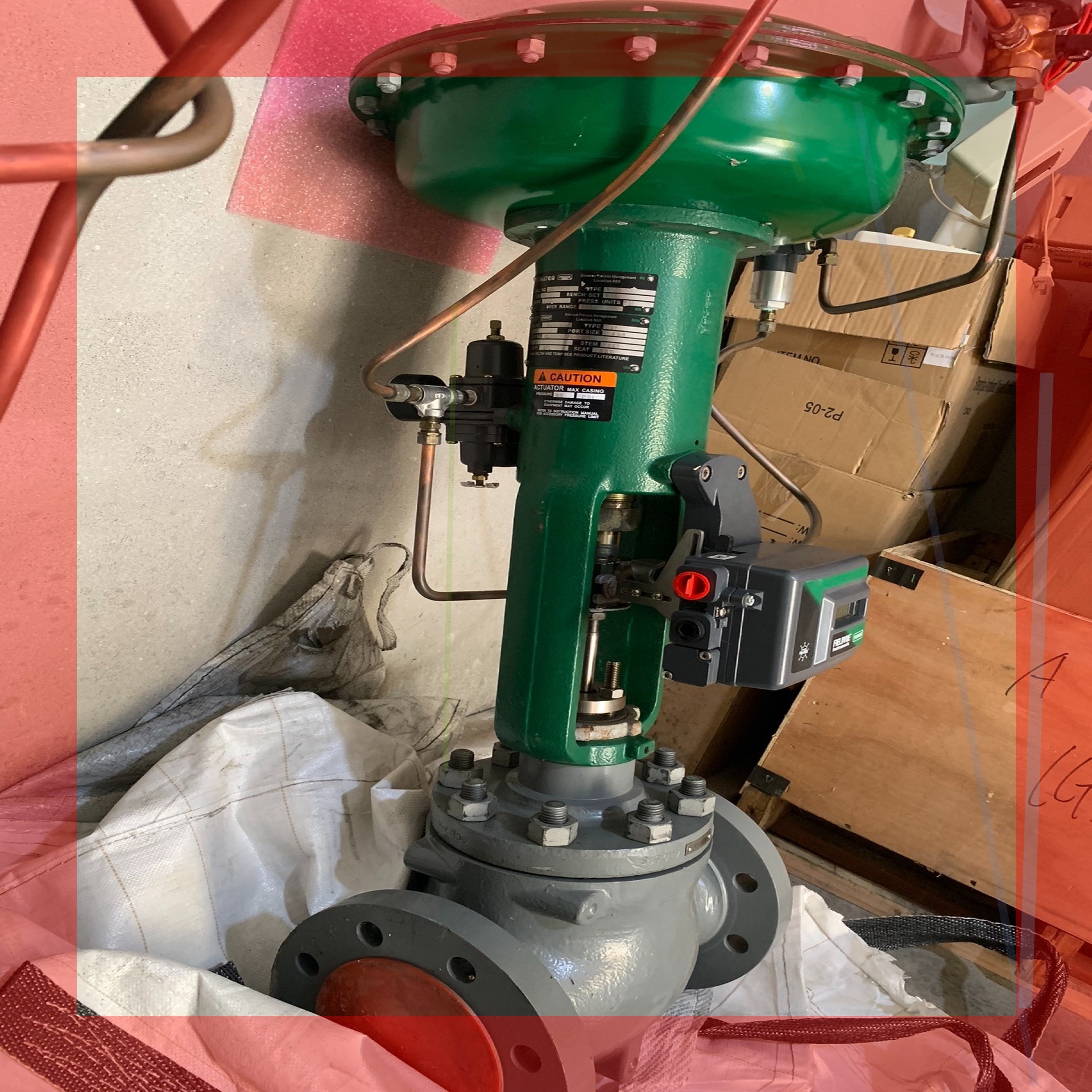 询价!费希尔阀门657-45带定位器DCV2000及ASCO电磁阀