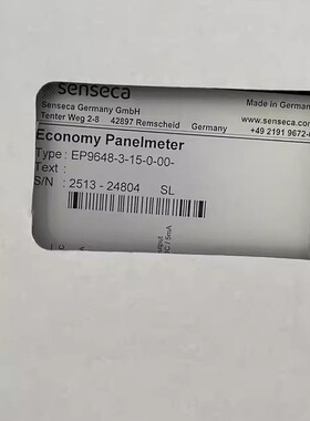 EP9648-3-15-0-00-SL  Senseca Economy Panelmeter，