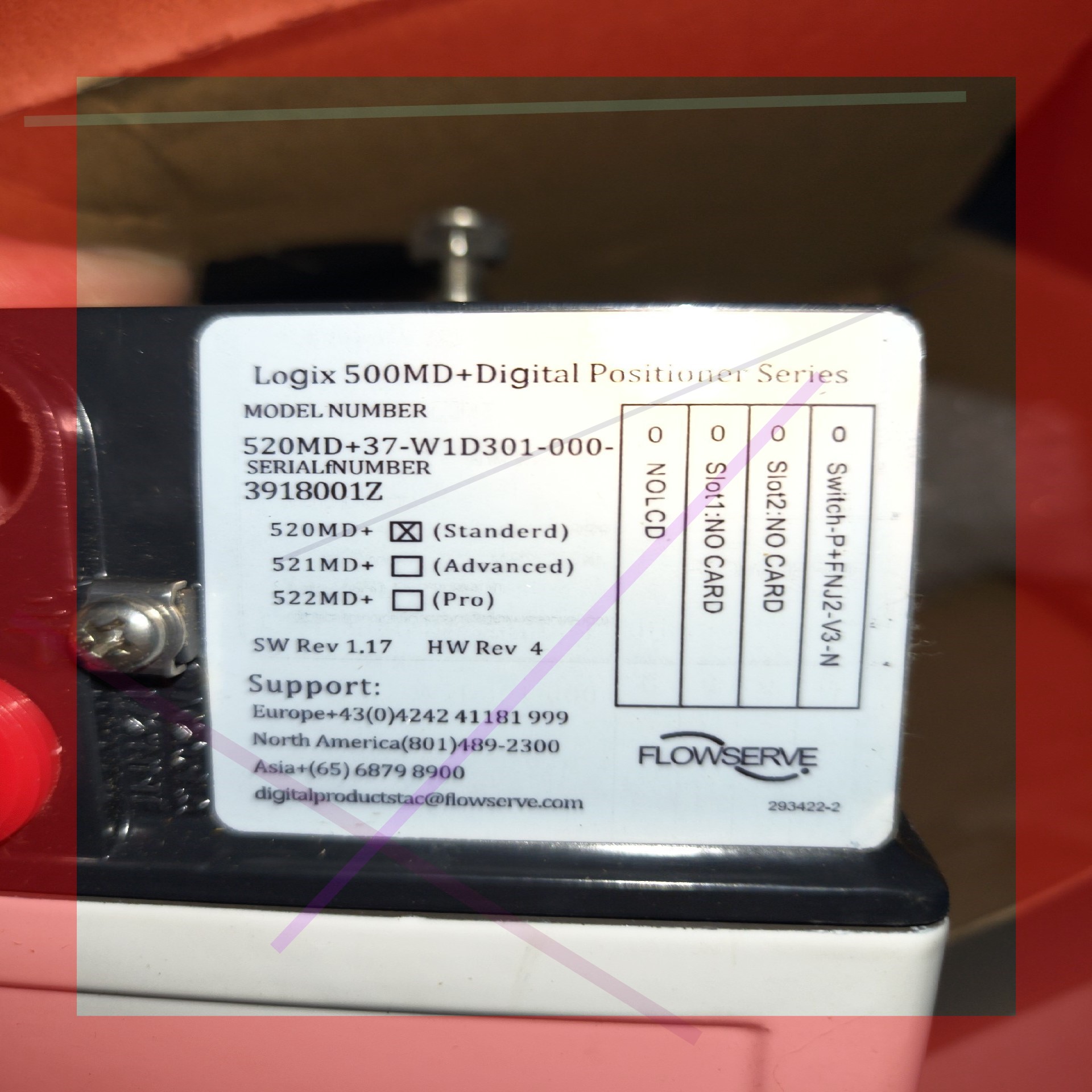 询价!Flowserve美国福斯Logix 500阀门定位器520MD+37-W1D301-000