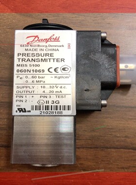 DANFOSS 丹佛斯 压力传感器060N1069