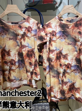 VIVIENNE WESTWOOD薇薇安 RAPHAEL洛可可天使男女短袖宽松t恤正品