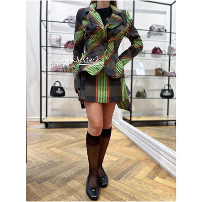 VIVIENNE WESTWOOD西太后经典土星DRUNK醉汉西装外套半裙复古正品