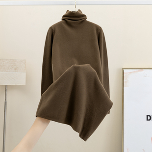 内搭外穿打底毛衣长裙 修身 羊毛高领长袖 针织连衣裙女2025秋冬新款