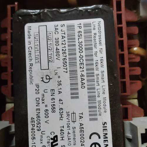 Smart Line电抗器，型号6SL3000-0CE[议]