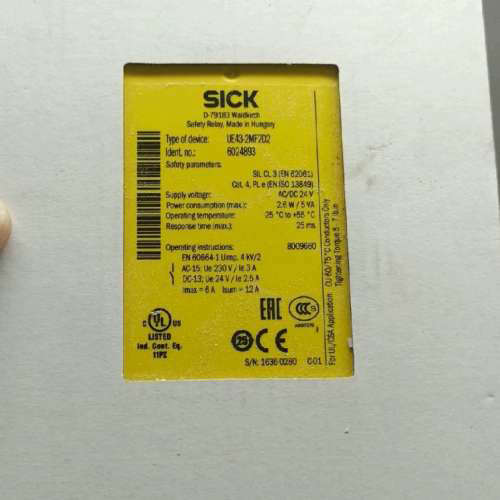 SICK西克安全继电器 UE43-2MF2D2 订货号：60[议]