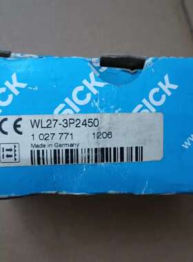 sick光电开关 WL27-3P2450，1027771【议】