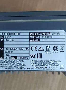 YOKOGAWA温控仪UT35A-000-11-00，韩【议】