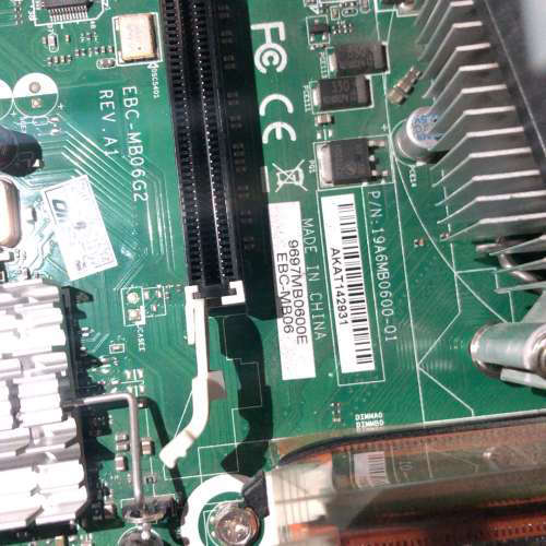 研华机主板，型号EBC-MB06G2 REV.A1。[议]