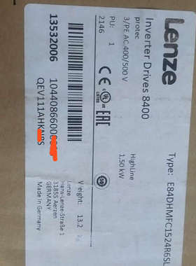 E84DHMFC1524R6SLCE 伦茨变频器[议]