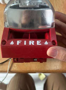 盛赛尔MASS2415ADA型号声光报警器，红色，带透明[议]