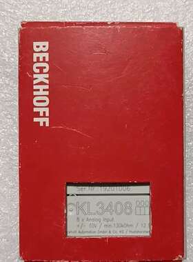 BECKHOFF 倍福 KL3408 8路模拟输入模块 8【议】