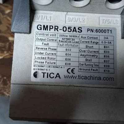 TICA电机保护器GMPR-05AS，220V AC供电，额[议]