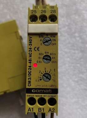 宜科COmat时间继电器CM3/DC24/48/AC242【议】