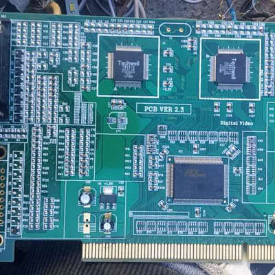 Techwell数字视频采集卡，型号PCB VER 2.3，[议]