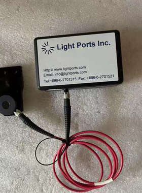 Light Ports Inc. 光纤传感器，带红色线缆[议]