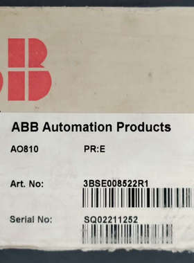 AO810，3BSE008522R1ABB模块，开封。[议]