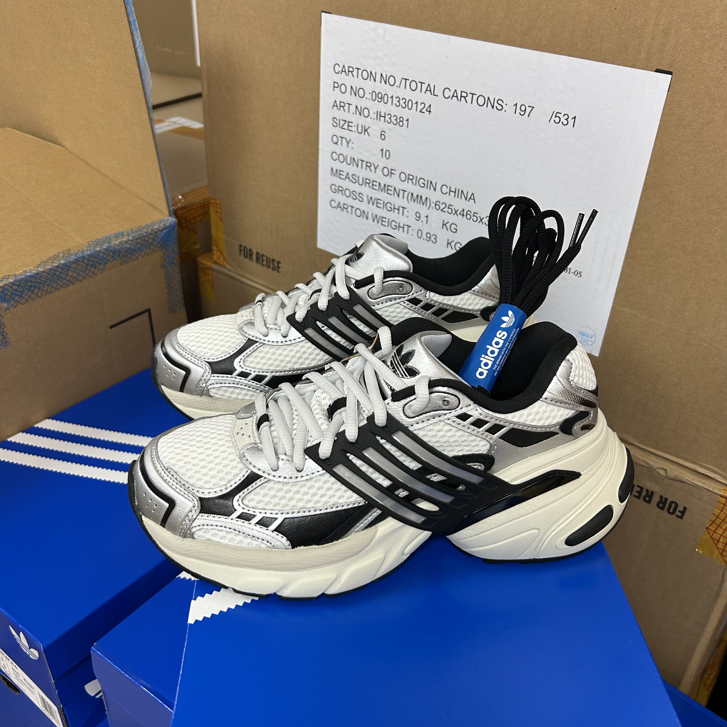 Adidas/三叶草男女同款Adistar XLG夏季透气舒适运动跑步鞋IH3381